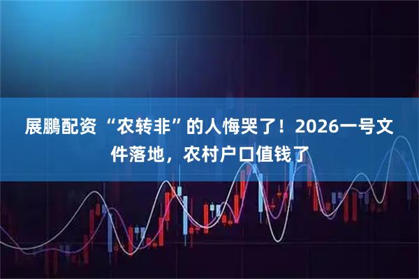 展鵬配资 “农转非”的人悔哭了！2026一号文件落地，农村户口值钱了